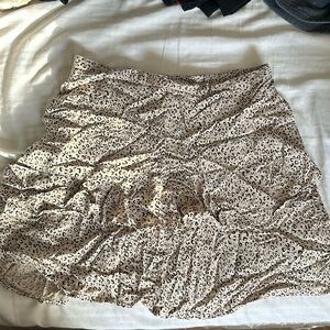 cheetah print skirt